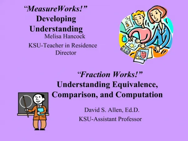 MeasureWorks Developing Understanding