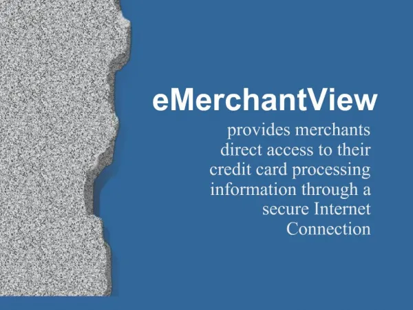 EMerchantView