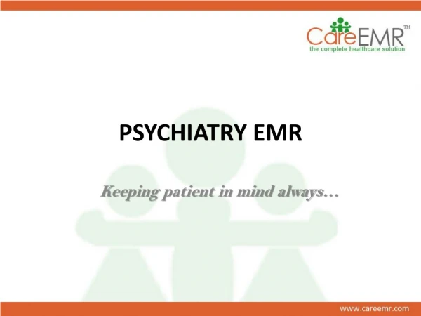 Psychiatry EMR
