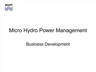 Micro Hydro Power Management - slide 1