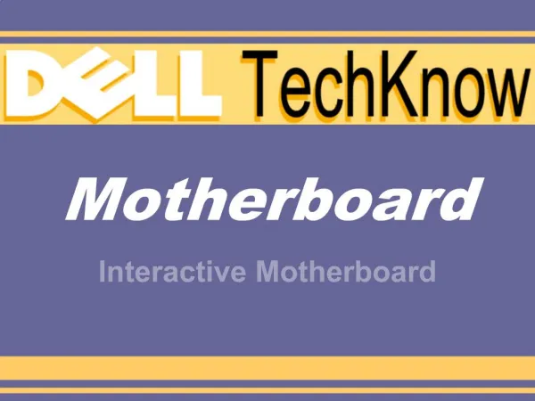 Motherboard