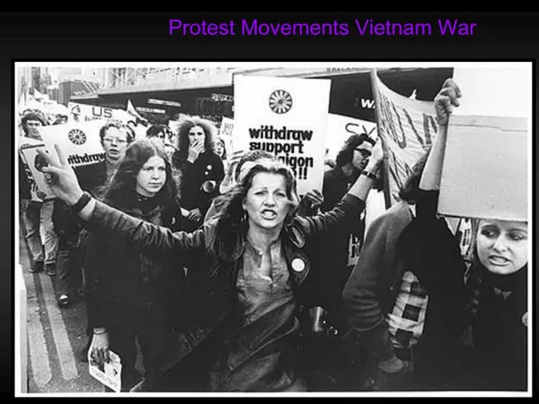 Protest Movements Vietnam War
