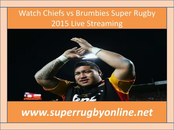 Brumbies vs Chiefs match will be live telecast on 20 Feb 201