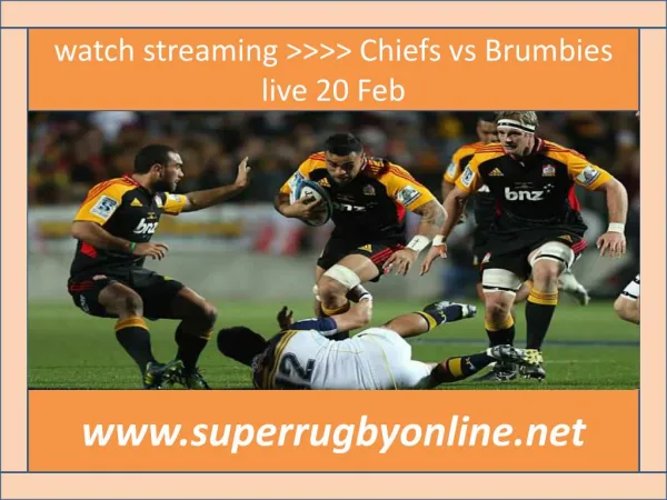 live Rugby match Brumbies vs Chiefs 20 Feb 2015