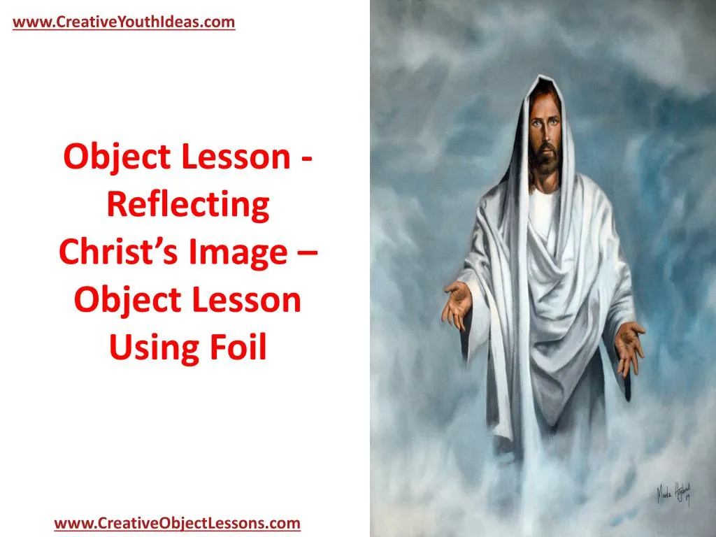 object lesson reflecting christ s image object lesson using foil