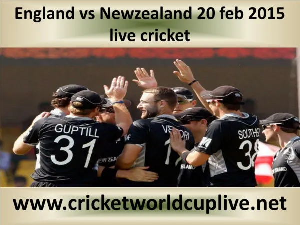 online cricket England vs Newzealand