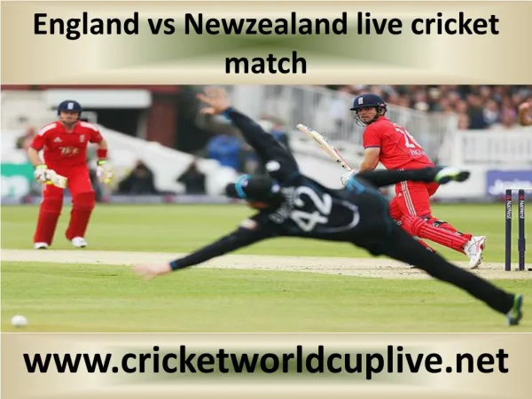 Watch Newzealand vs England World Cup 2015 Live Streaming