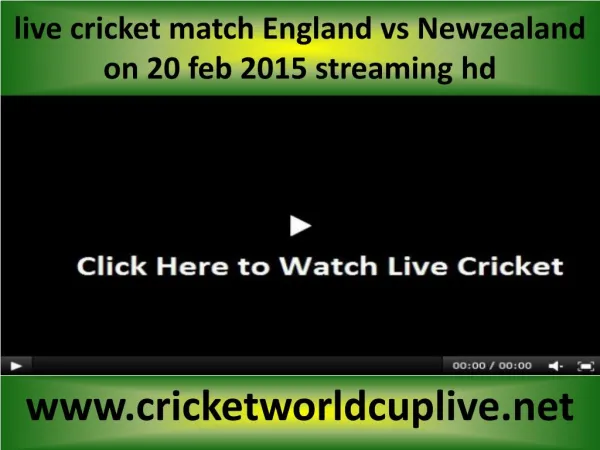 how to watch Newzealand vs England online cricket match on m
