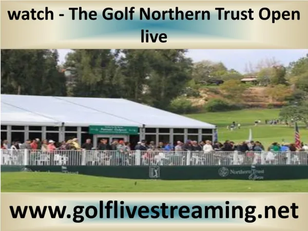 watch Golf Northern Trust Open 2015 live