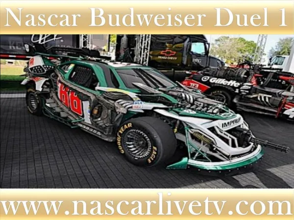 Watch Nascar Budweiser Duel 1 Race Live