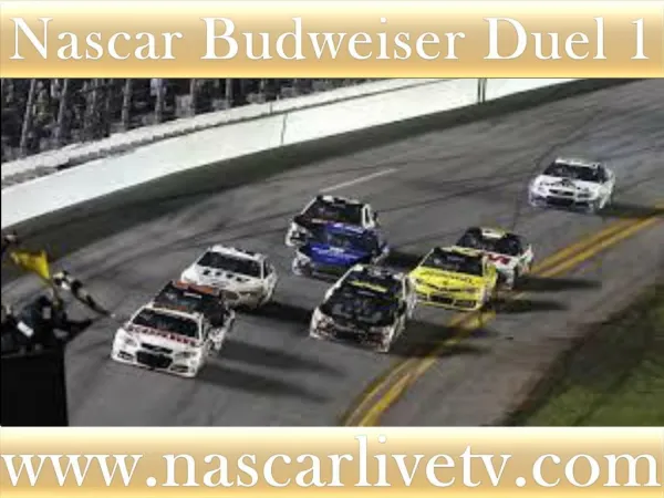 Nascar Budweiser Duel 1 Race 19 feb