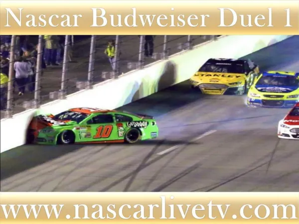 Nascar Sp Cup Budweiser Duel 2 Race USA Live
