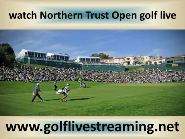 Watch live Northern Trust Open Golf