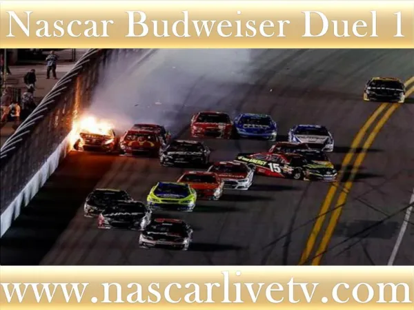 See Nascar Budweiser Duel 1 Race Live Broadcast