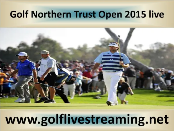 watch Northern Trust Open Golf 2015 streaming hd