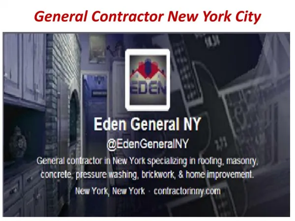 General Contractor in New York