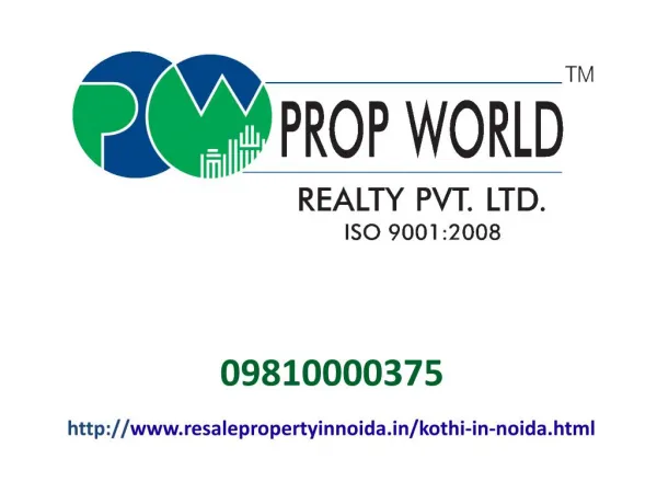 Kothi In Noida For Sale And Rent