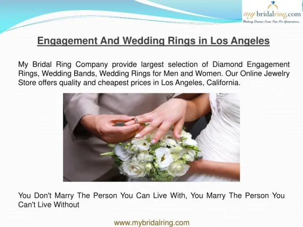 Buy Diamond Engagement Rings from MyBridalRing