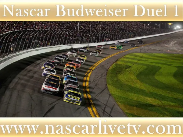 watch live 75-lap Budweiser Duel 1 at Daytona on mac