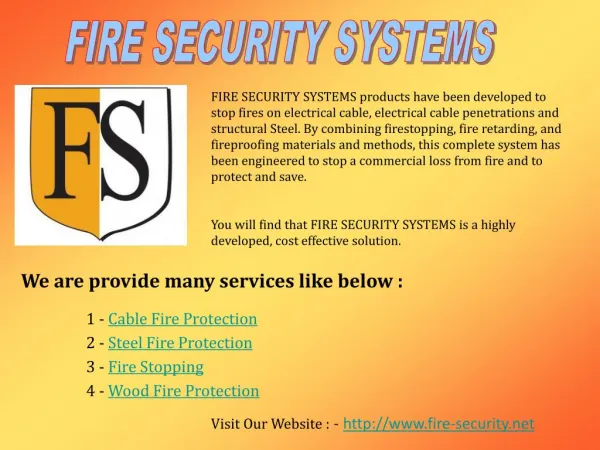 Fire Stopping | Fire Protection Products | Fireproofing