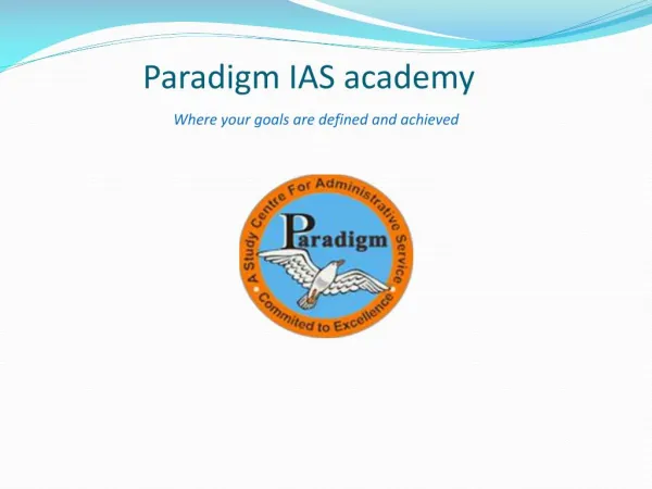 Paradigm ias academy