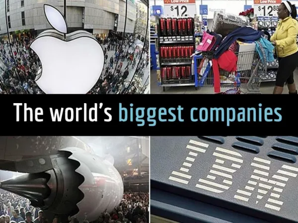 The world's biggest companies