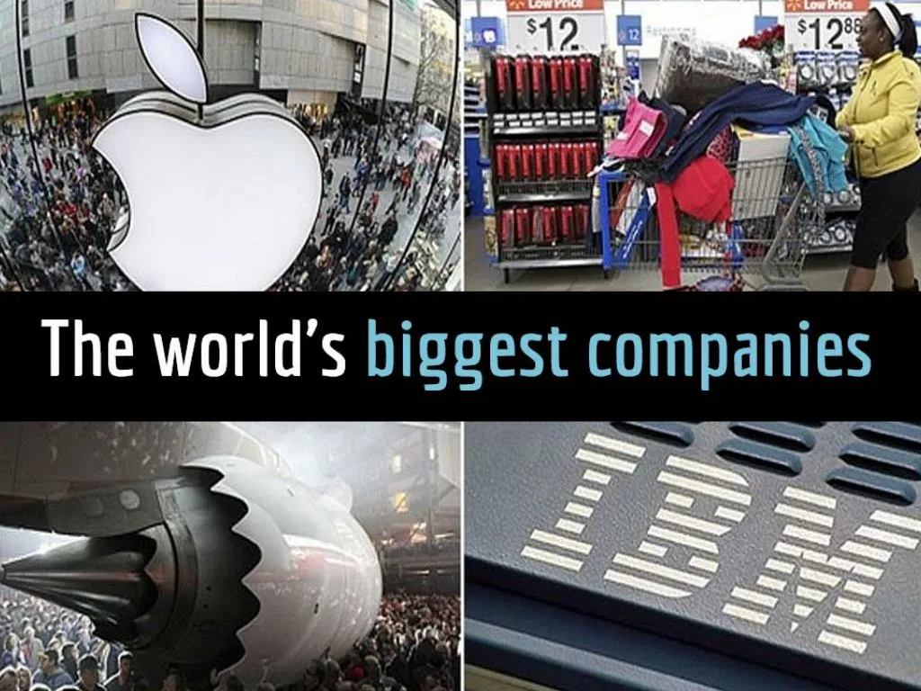 the world s biggest companies