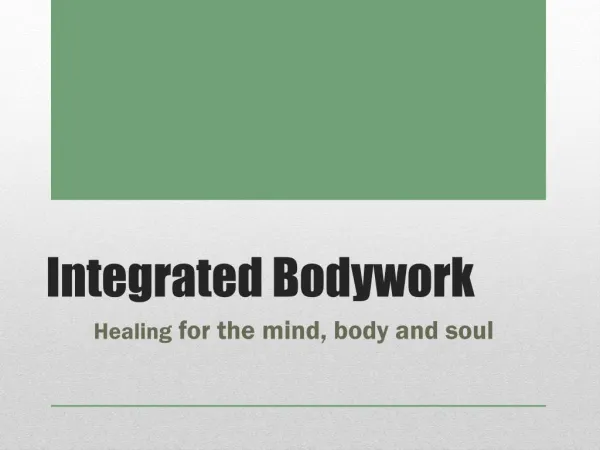 Integrated Bodywork Features