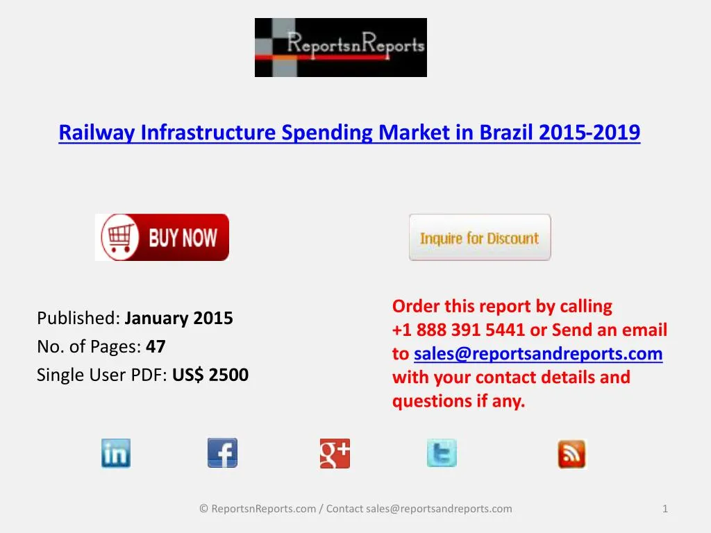 railway infrastructure spending market in brazil 2015 2019