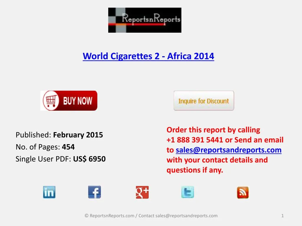 world cigarettes 2 africa 2014