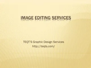 Photo editing services - slide 1
