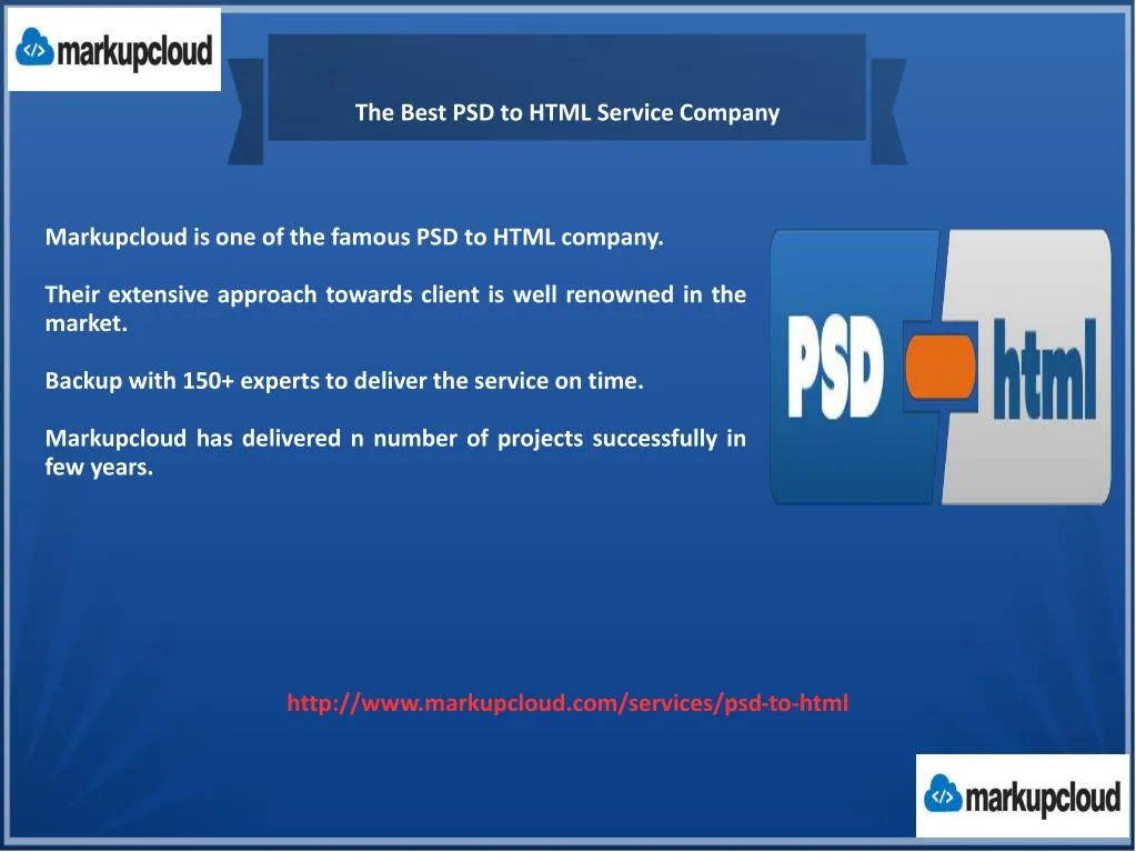 the best psd to html service company