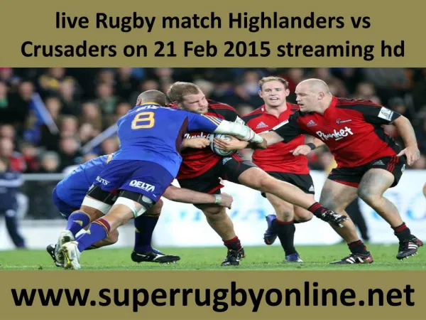 Rugby Crusaders vs Highlanders