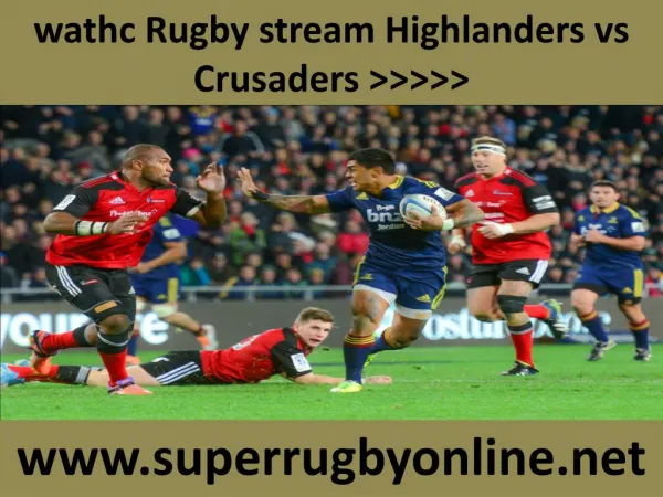 Rugby sports ((( Crusaders vs Highlanders ))) match live 21