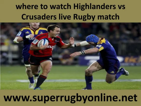 online Rugby Crusaders vs Highlanders