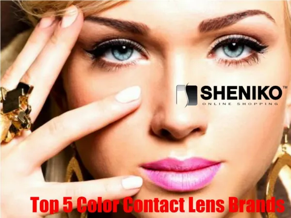 Top 5 Colored Contacts Canada Brands - Sheniko Beauty Supply