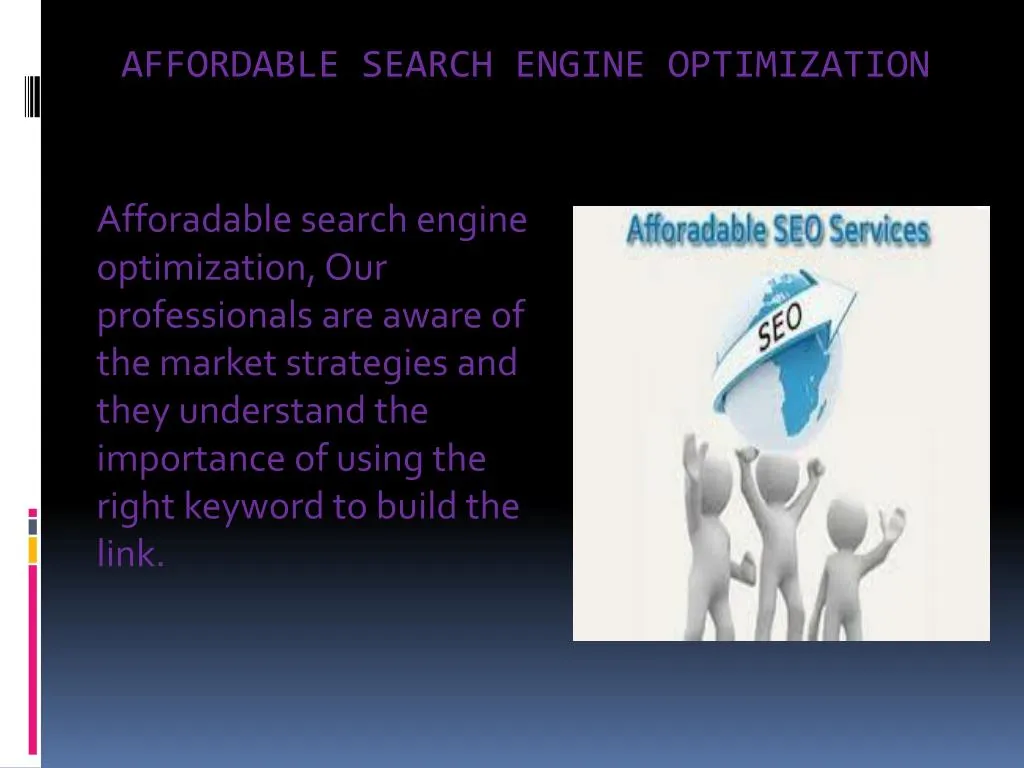 affordable search engine optimization