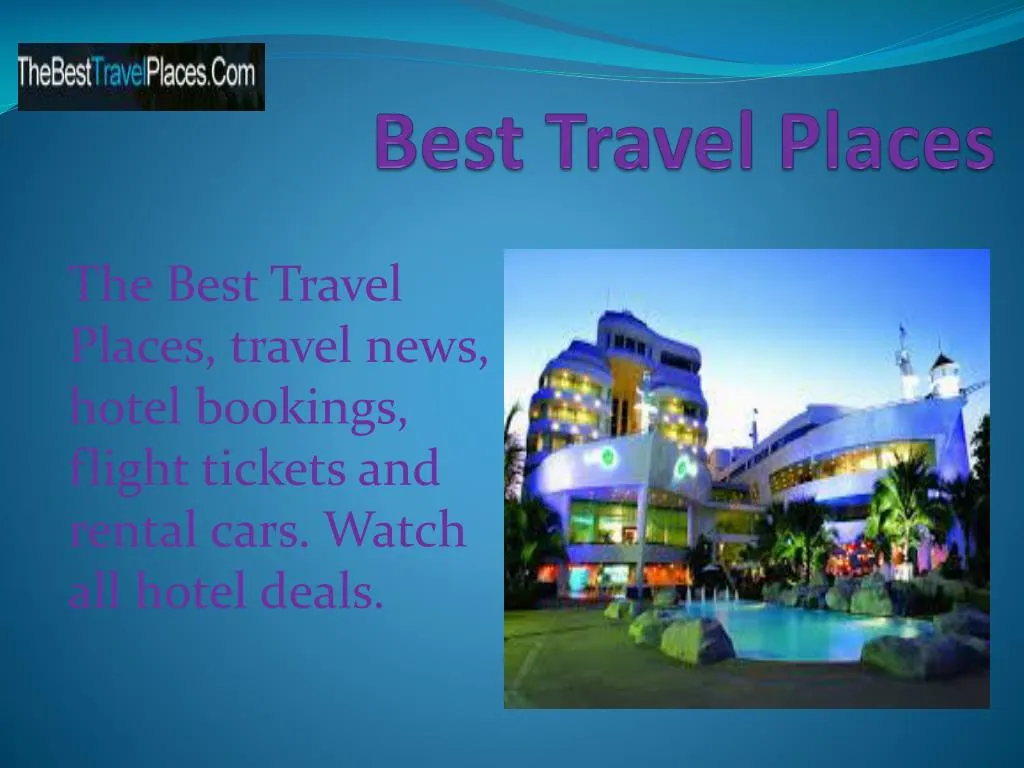 best travel places