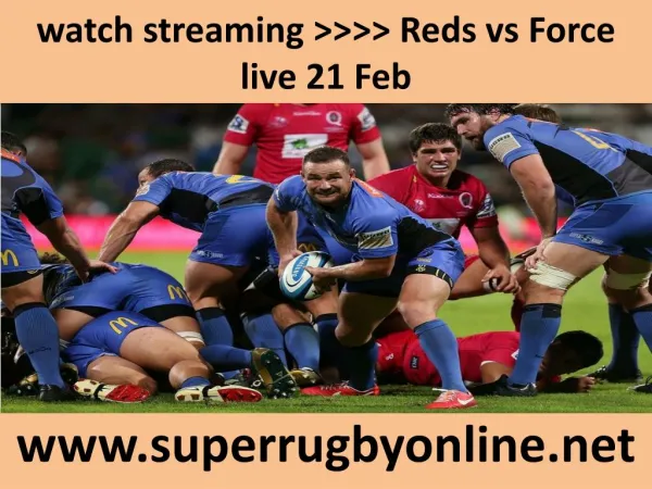 watch Reds vs Force live Rugby in Brisbane 21 Feb 2015