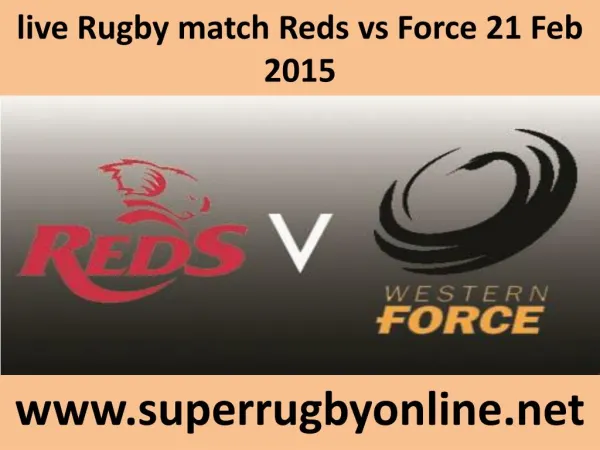 watch Reds vs Force Rugby match in Brisbane