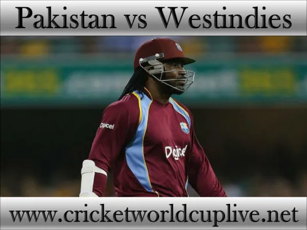watch streaming >>>> Pakistan vs West indies live 21 feb