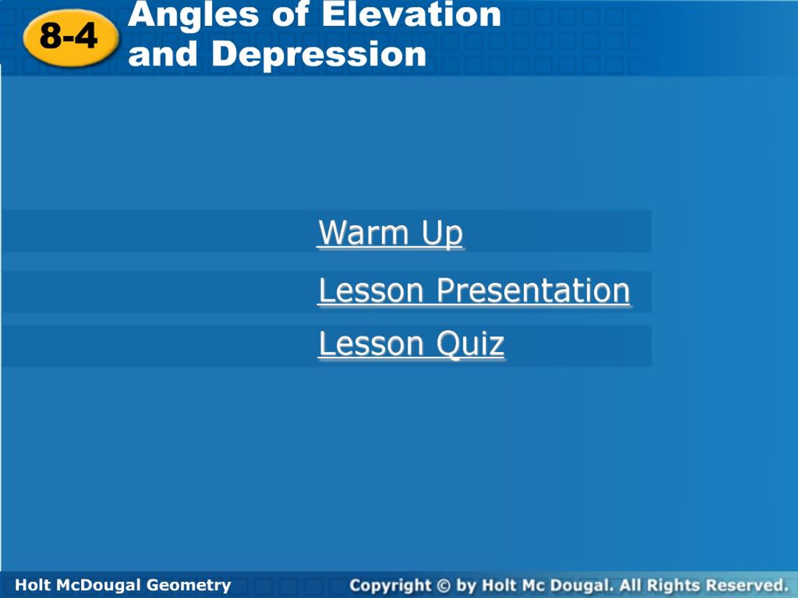 PPT - Angles of Elevation and Depression PowerPoint Presentation, free ...