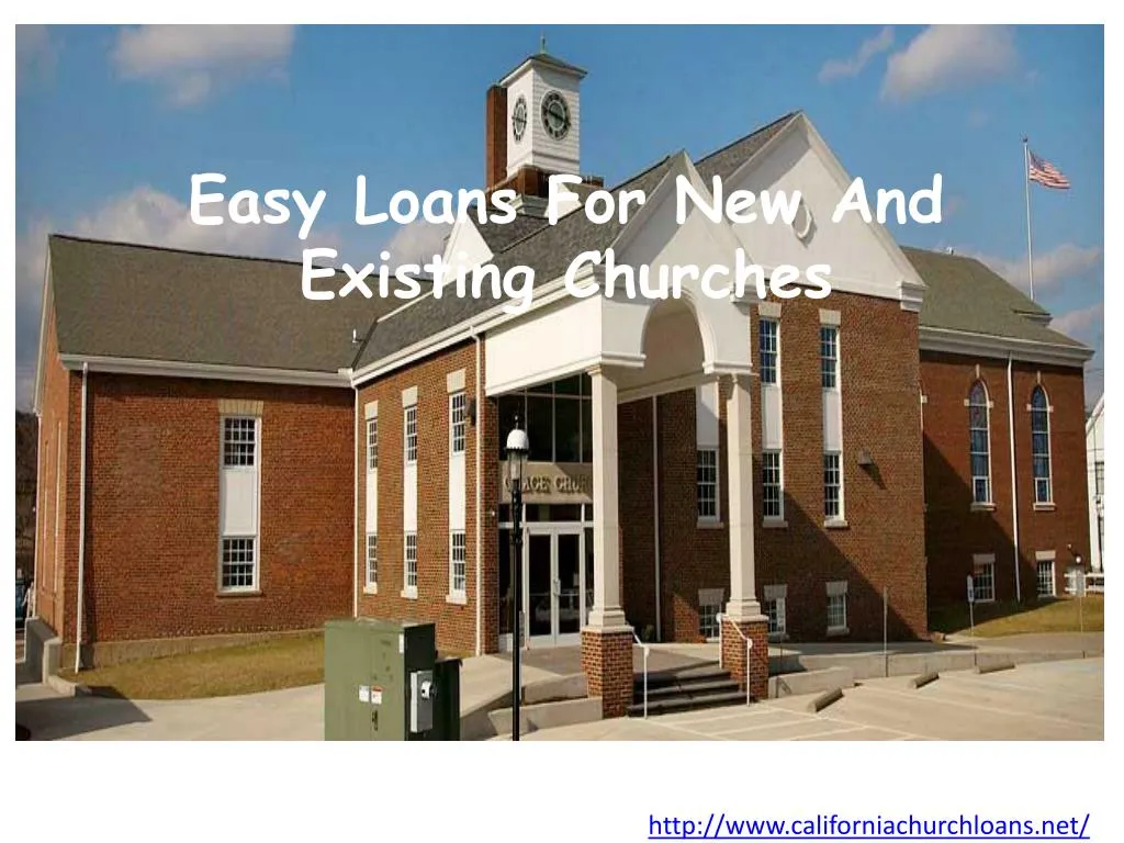 easy loans for new and existing churches