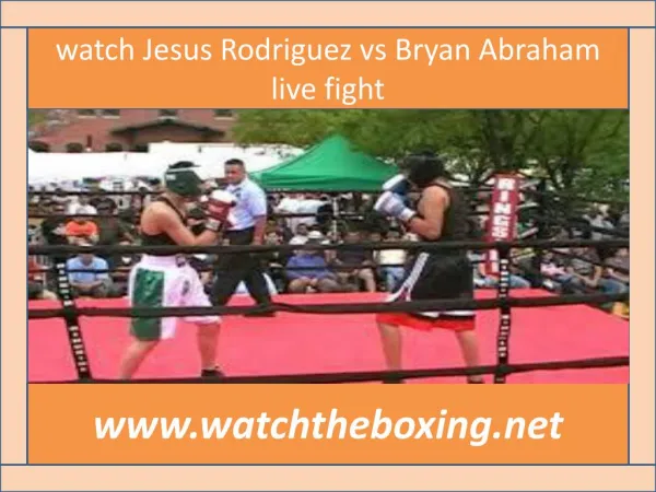 live Abraham vs Rodriguez on mac