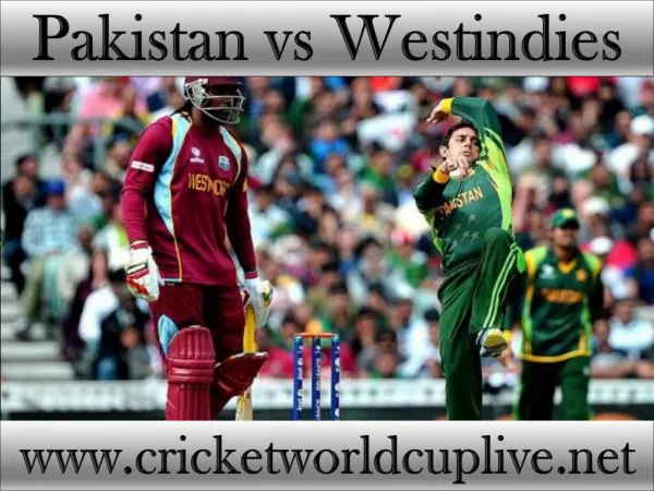 watch Pakistan vs West indies live cricket match online feb