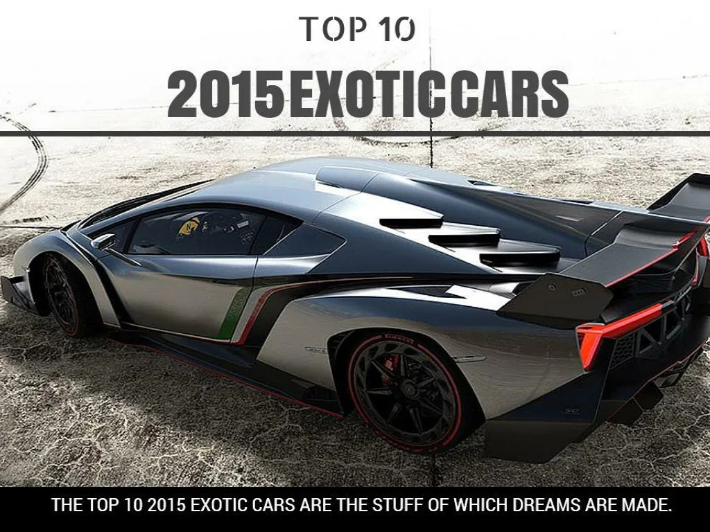 top 10 2015 exotic cars