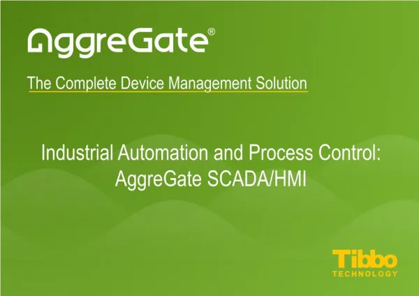 AggreGate SCADA/HMI