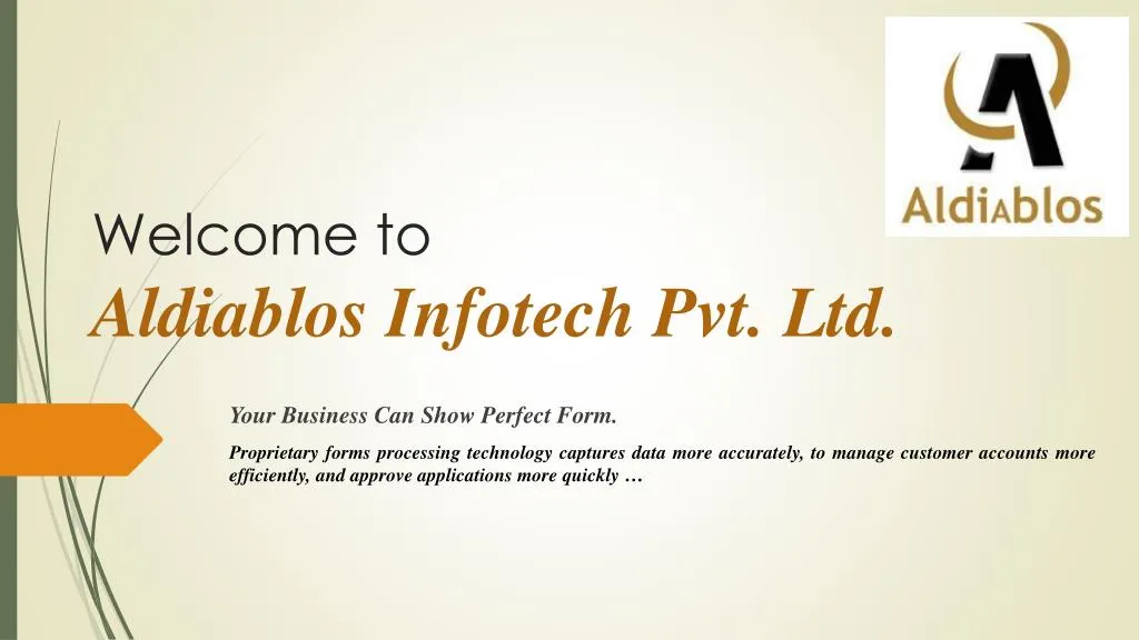 welcome to aldiablos infotech pvt ltd