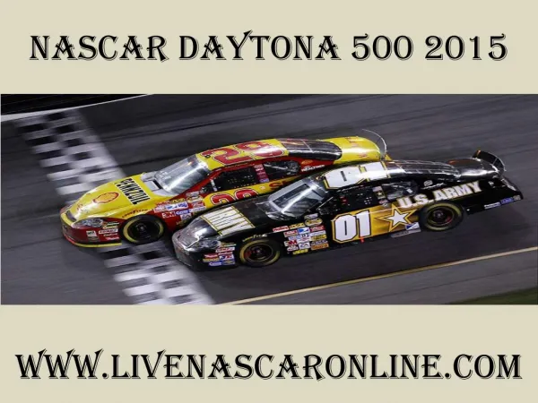 watch live nascar Daytona 500 2015 live streaming