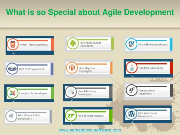 What is so Special about Agile Development?
